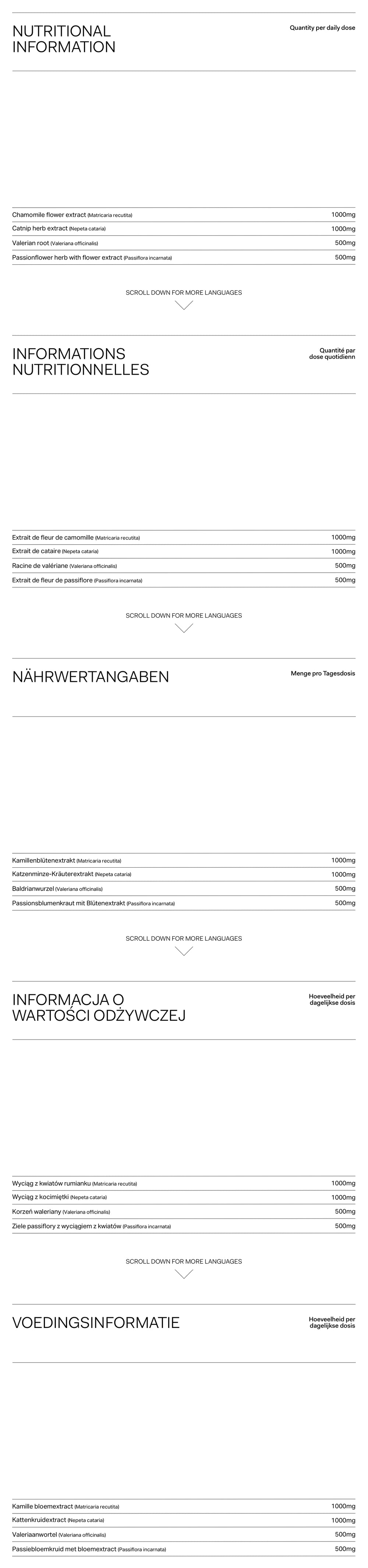 Nutrition Label Desktop