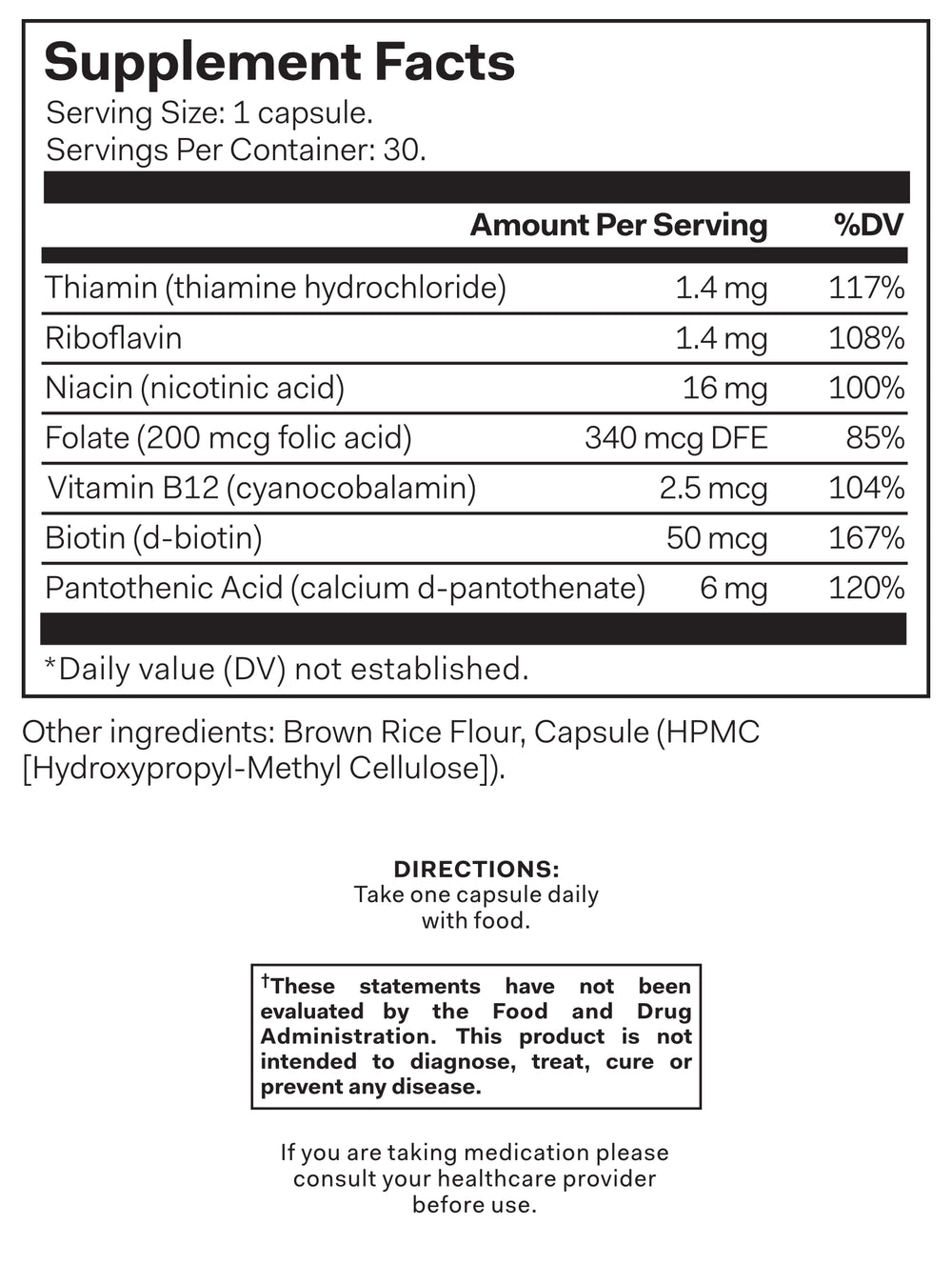 Nutrition Label Desktop