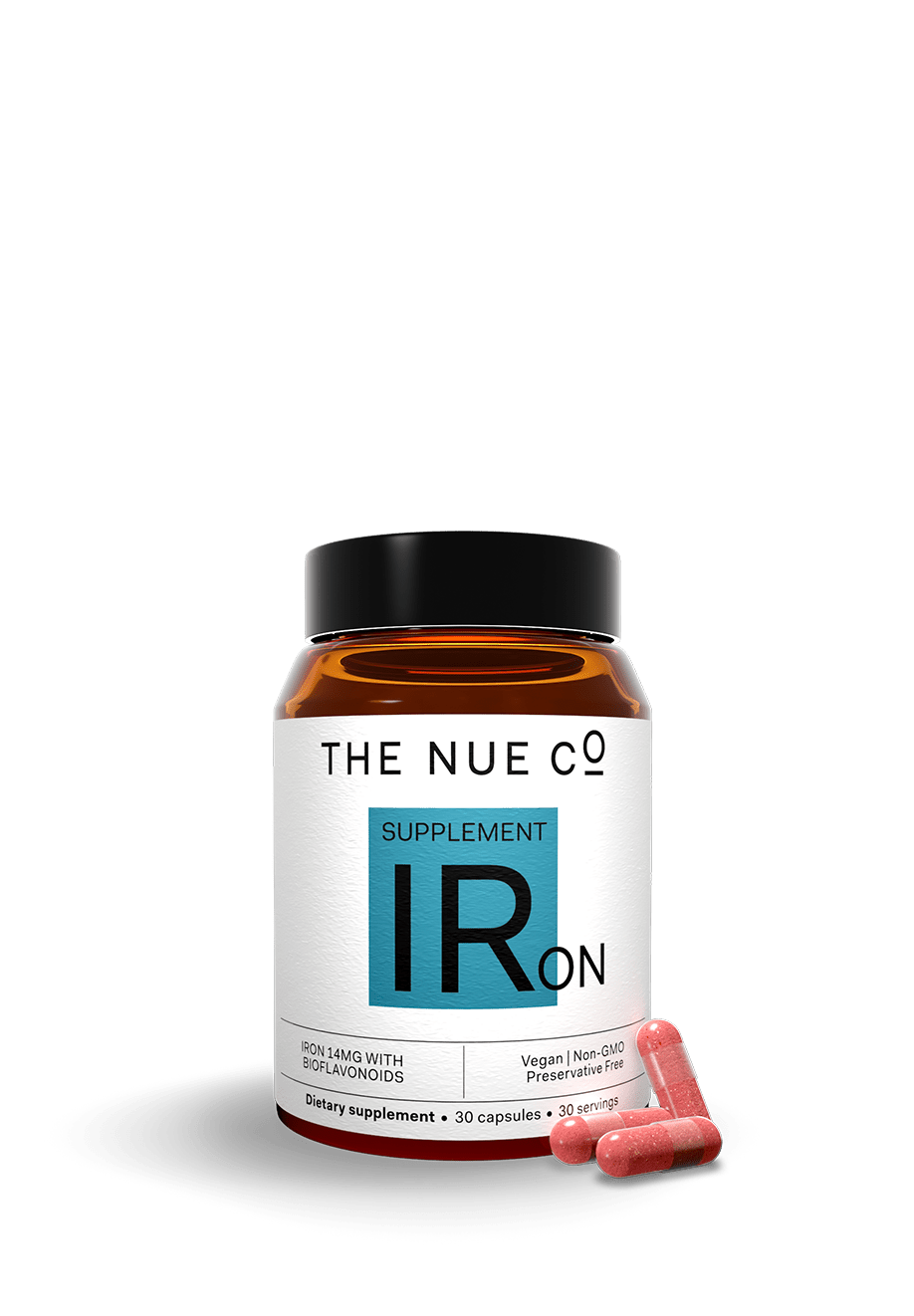 IRON Single The Nue Co. 30 CAPS JAR 