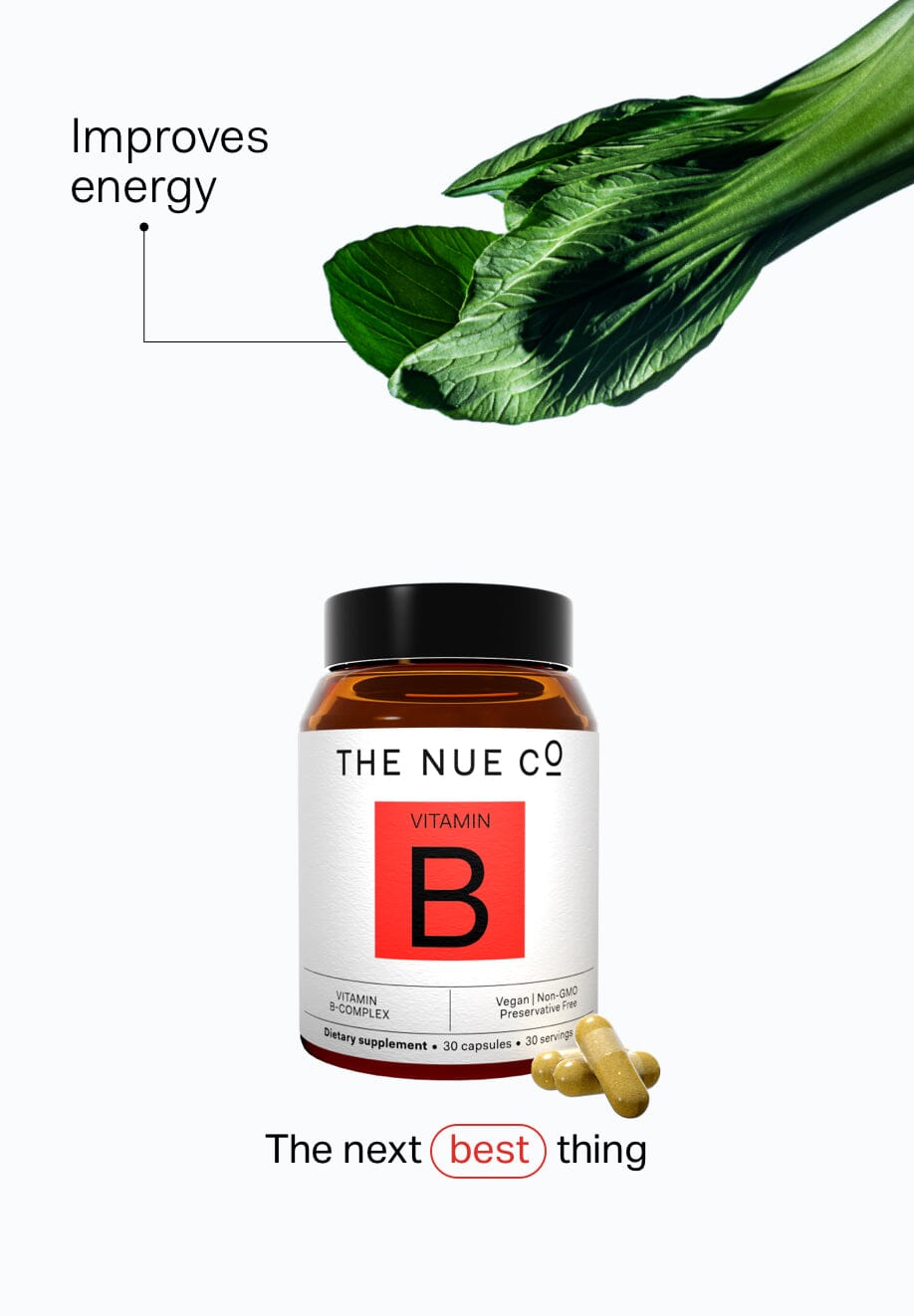 VITAMIN B COMPLEX Single The Nue Co. 