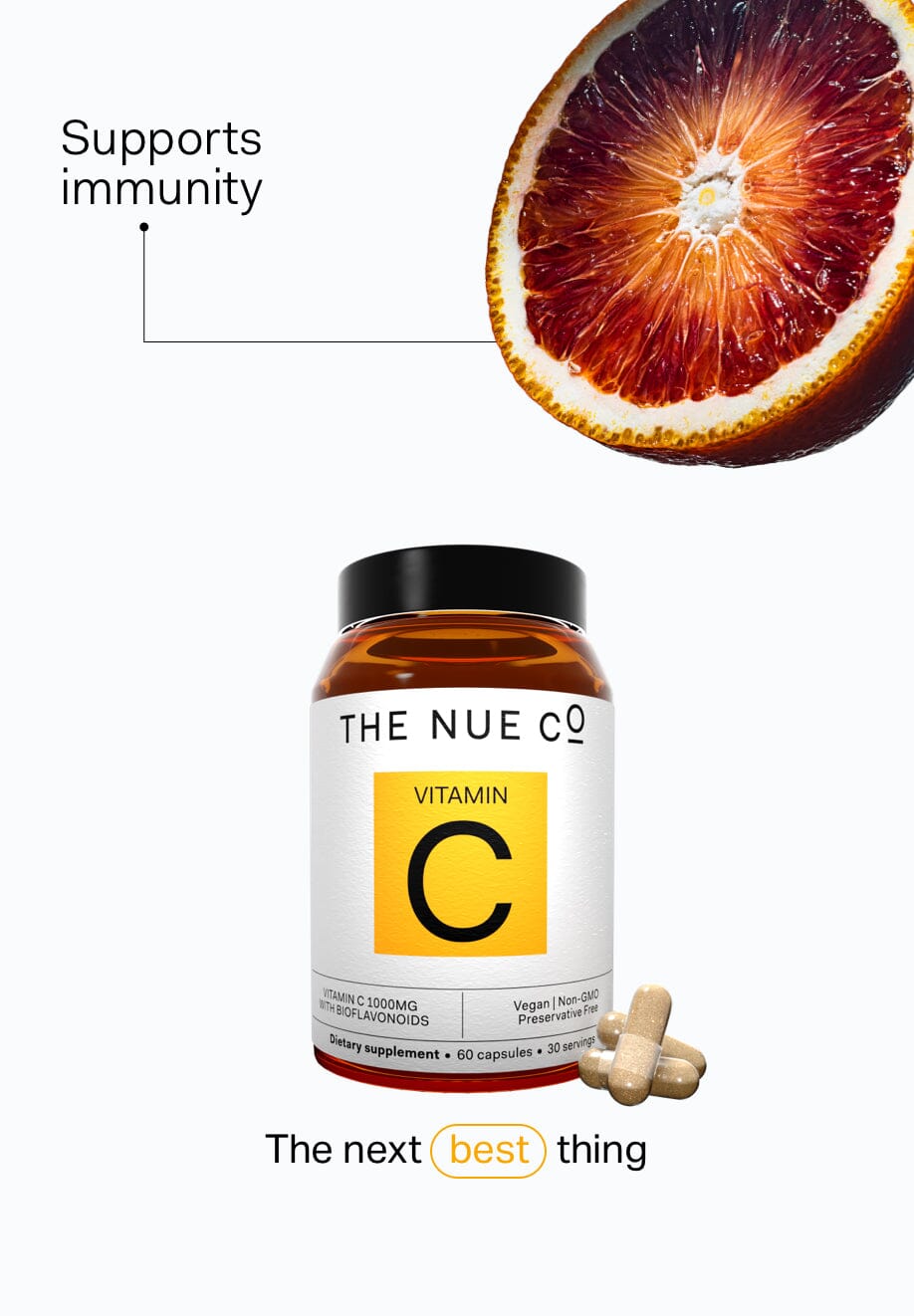 VITAMIN C THE ESSENTIALS VITAMINS The Nue Co. The Nue Co.